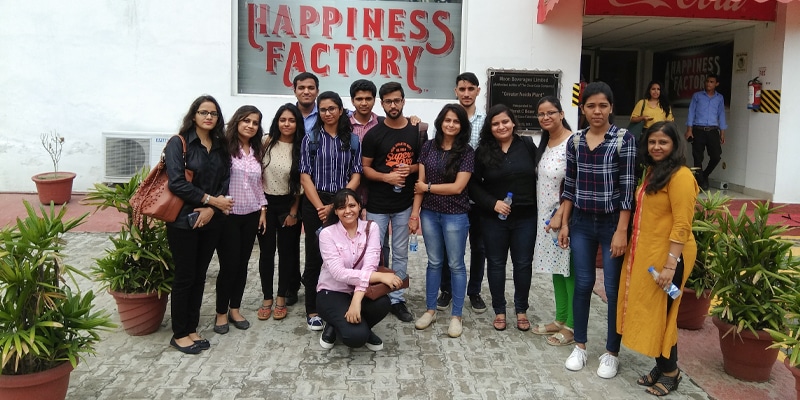 NDIM Students Visit in Coca Cola